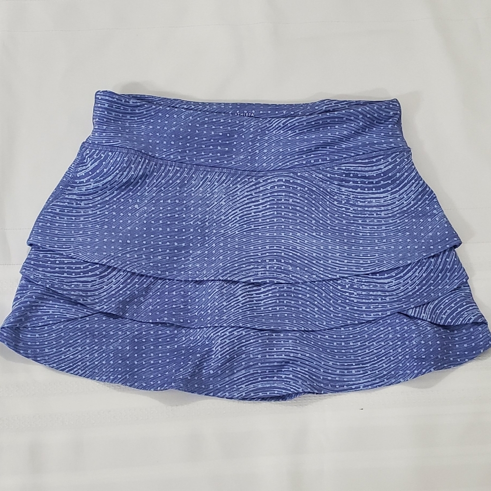 ATHLETA GIRL Swing Skort Jupe-Short Evasee Layered Blue